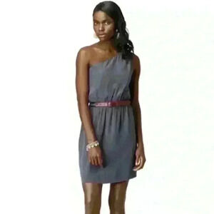 Club Monico Gray Silk Dress